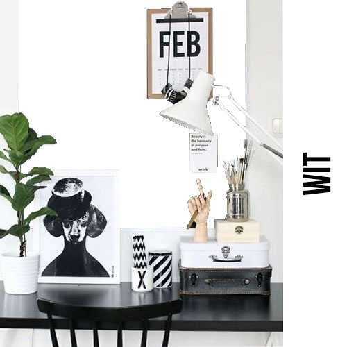 Magnetisch krijtbehang - luxe wit - Afbeelding 4