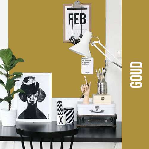 Magnetisch krijtbehang - luxe goud - Afbeelding 4