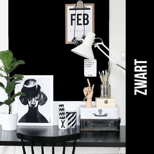 Magnetisch krijtbehang - luxe zwart - Afbeelding 4