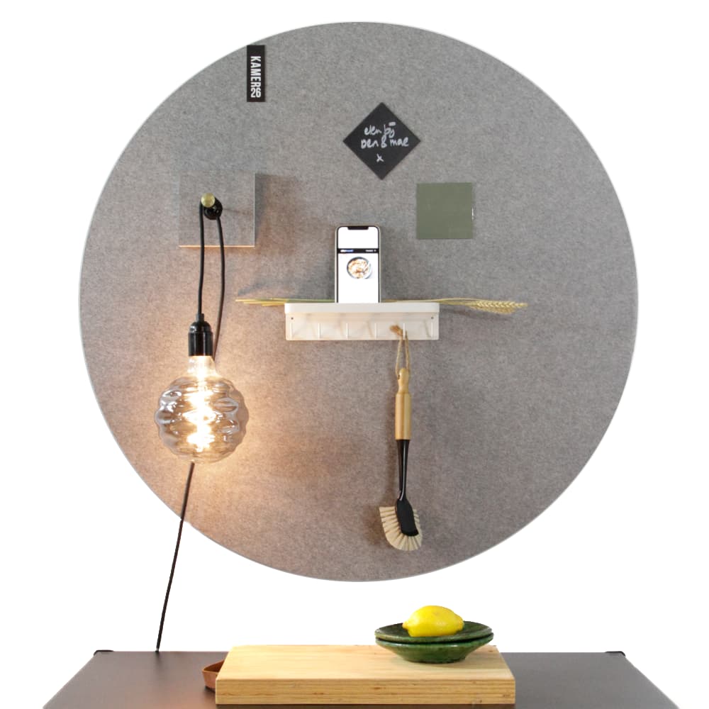 Magnetische bollamp XXL - viltgrijs - Afbeelding 2