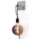 Magnetische bollamp XXL - viltgrijs