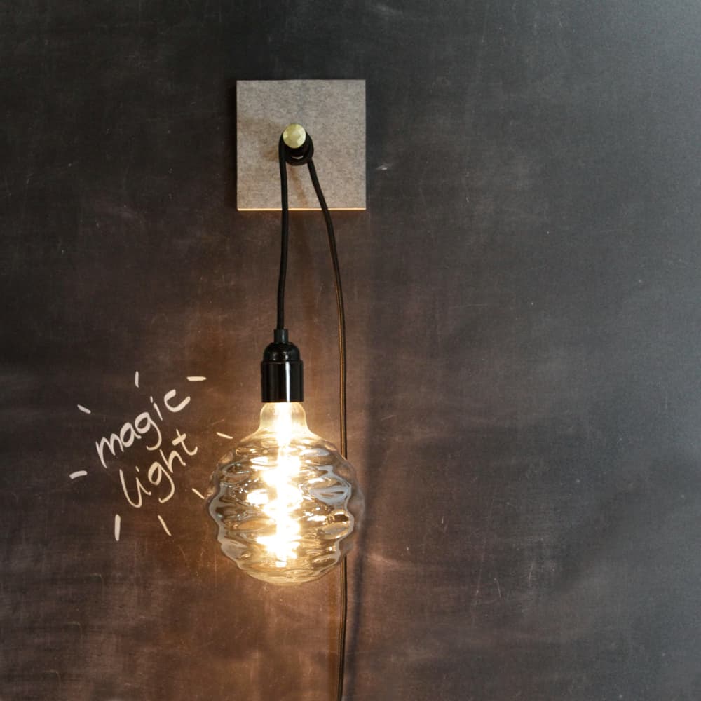 Magnetische bollamp XXL - viltgrijs - Afbeelding 3