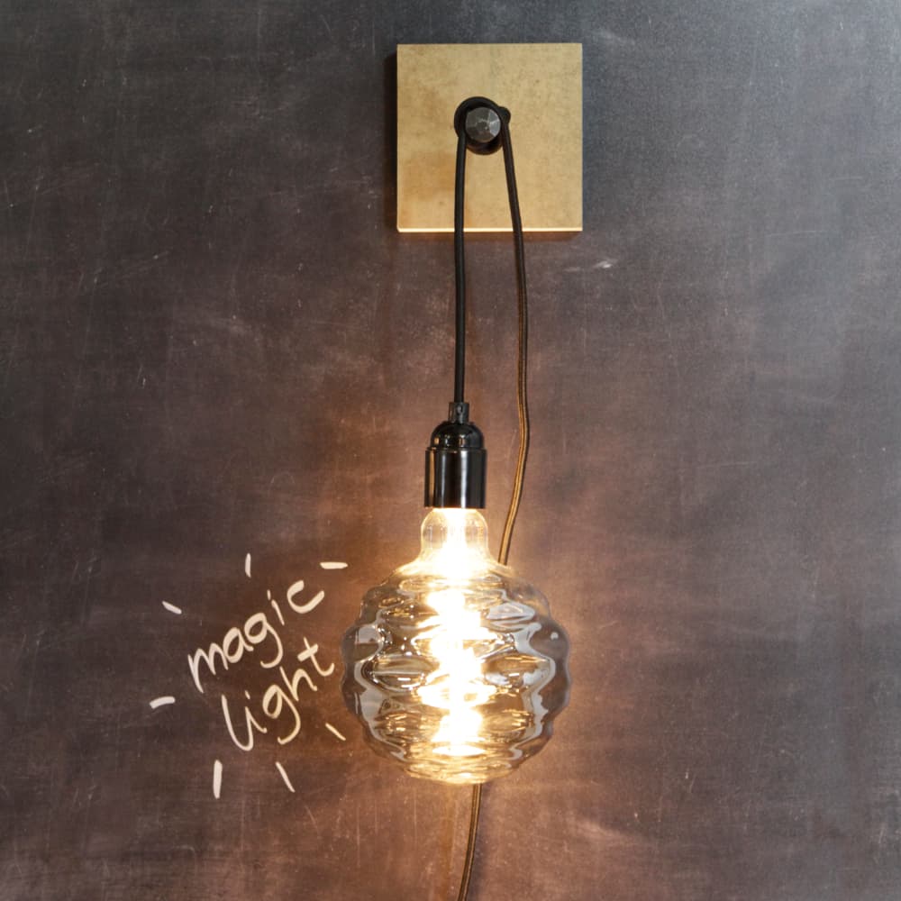 Magnetische bollamp XXL - vintage goud - Afbeelding 3