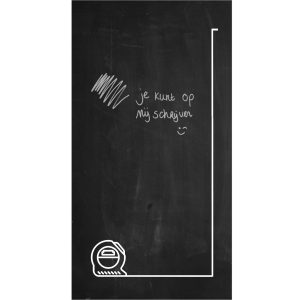 Magnetisch krijtbord - maatwerk