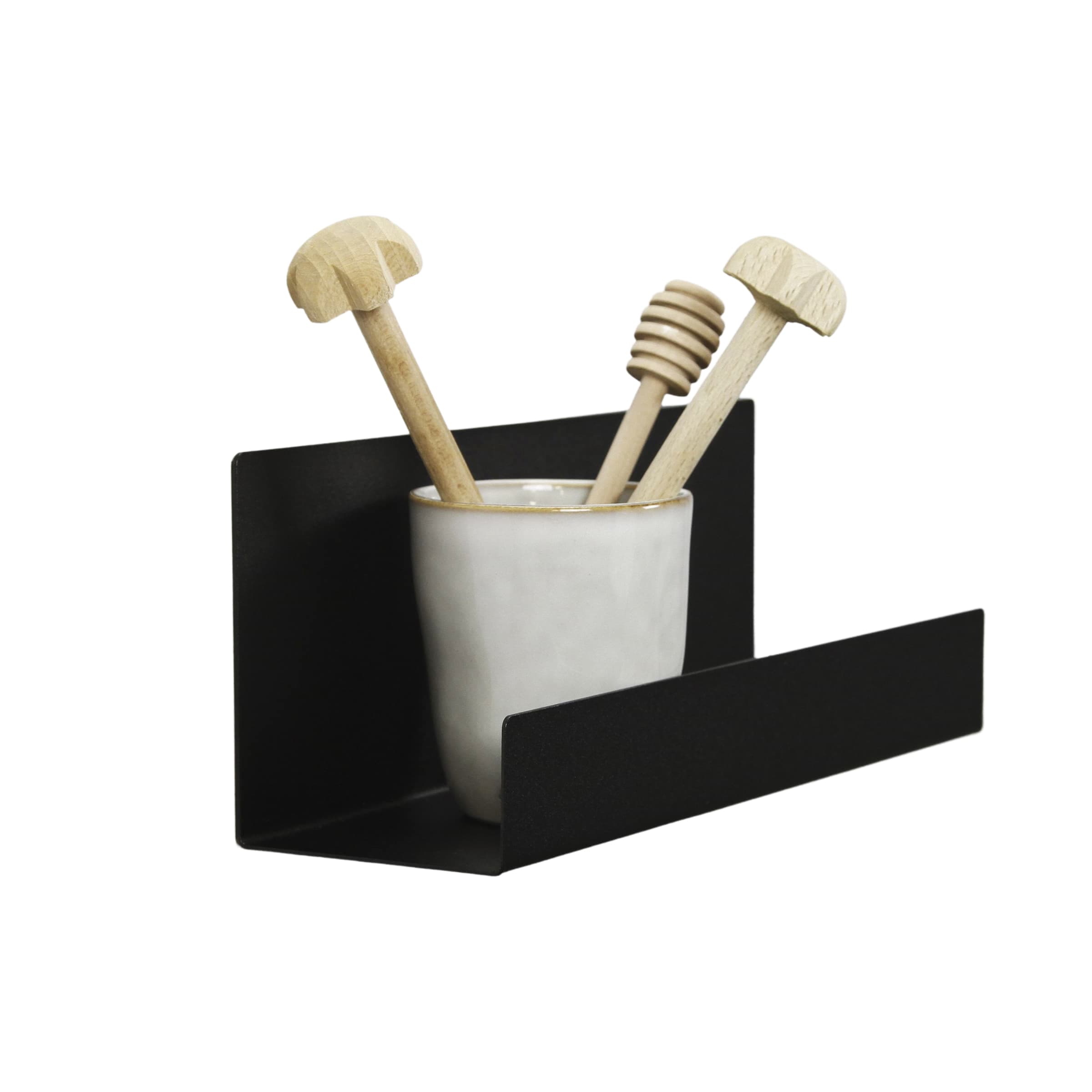 Magnetische boekenplank zwart medium - Afbeelding 4