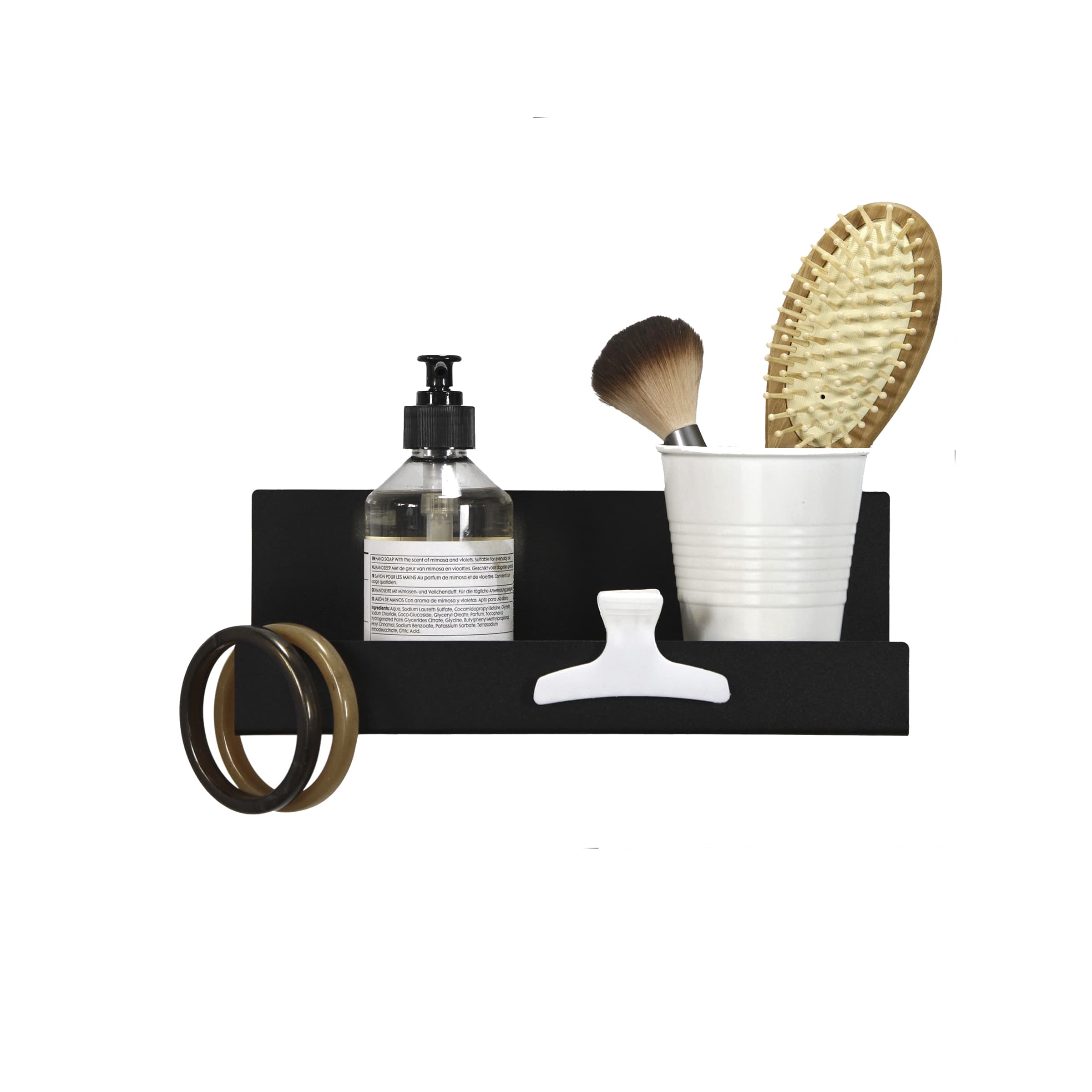 Magnetische boekenplank zwart medium - Afbeelding 2