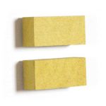 Magneet blokje GEEL (2)