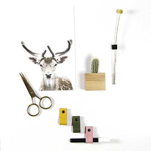 Magneet LEER LUS cognac - Afbeelding 2