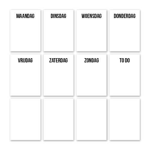 Magneetbordjes beschrijfbaar wit (4) - Afbeelding 4