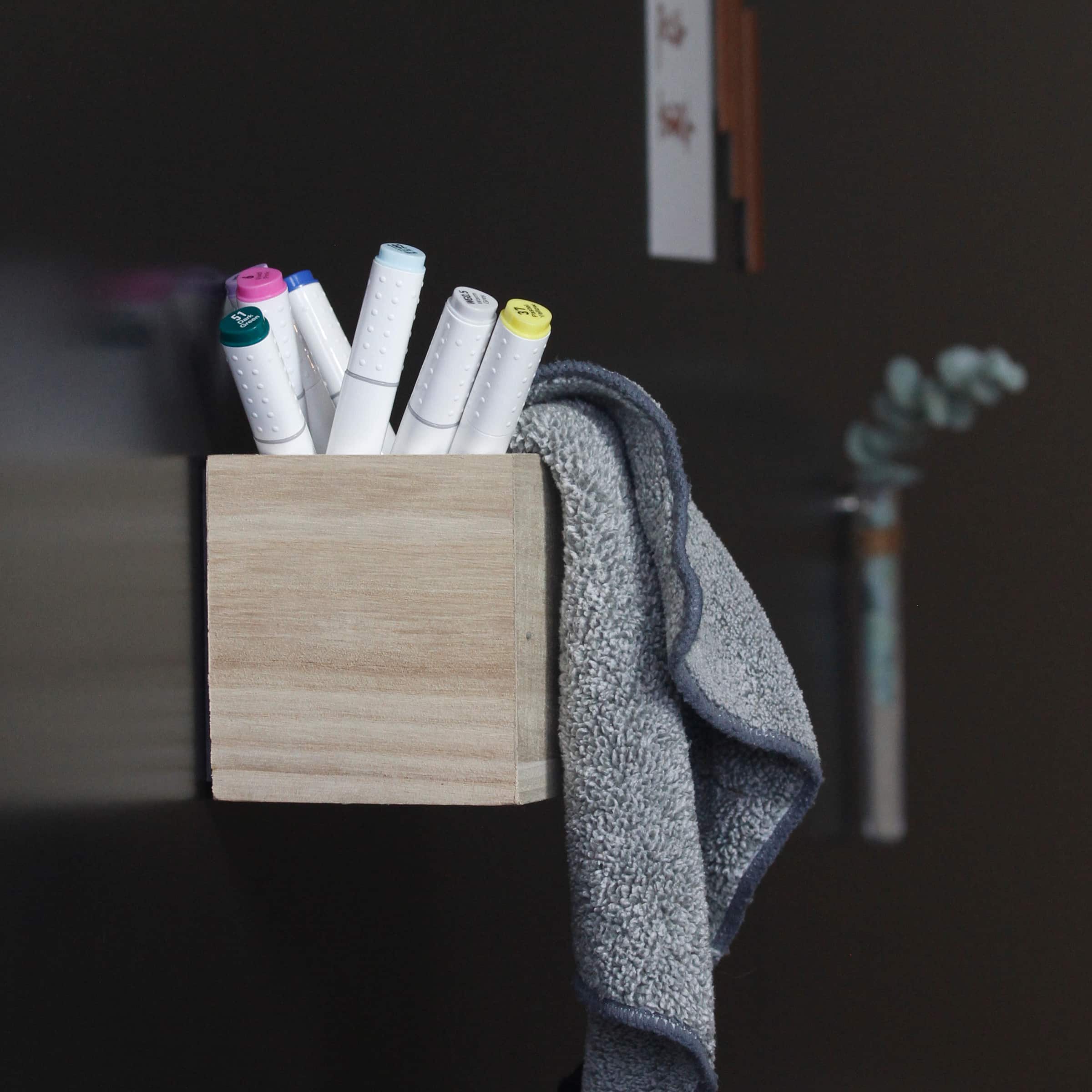 Magneetbakje hout naturel - Afbeelding 3