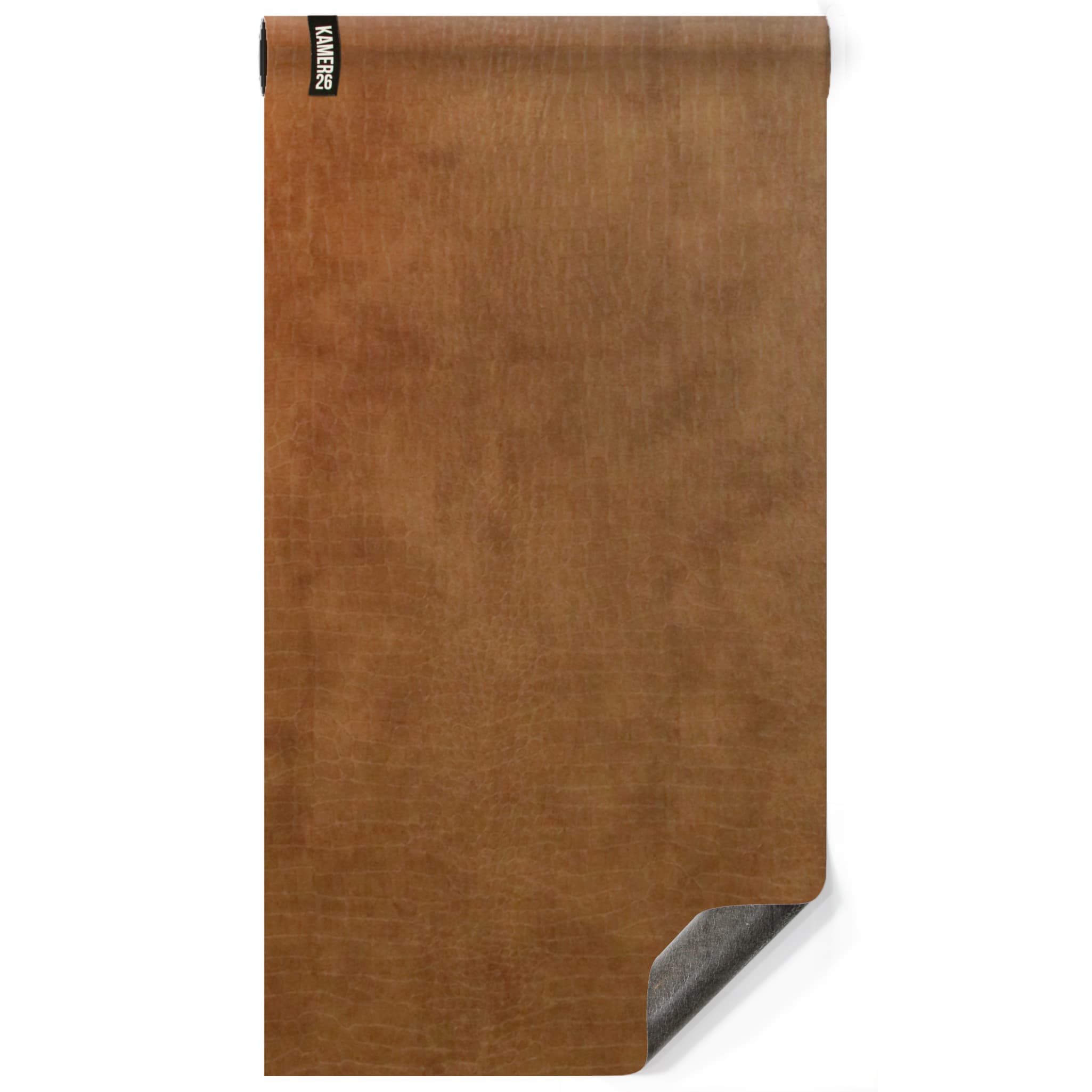 Magnetisch designbehang - luxe leer cognac - Afbeelding 3