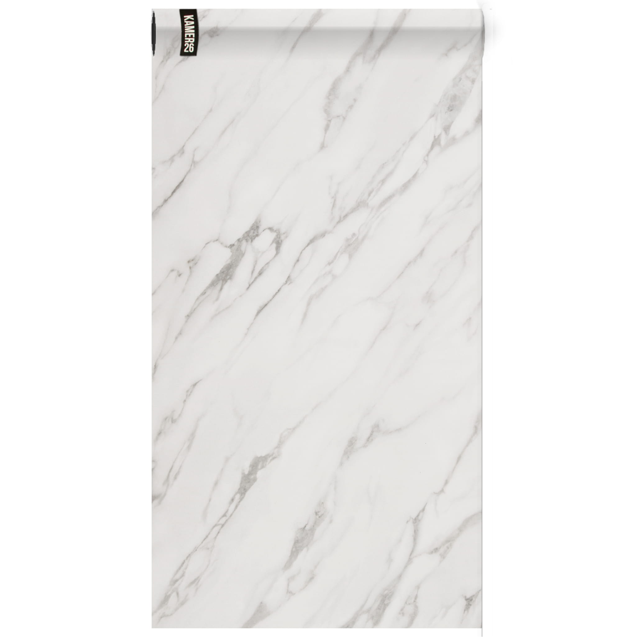 Magnetisch designbehang- luxe marmer wit - Afbeelding 3