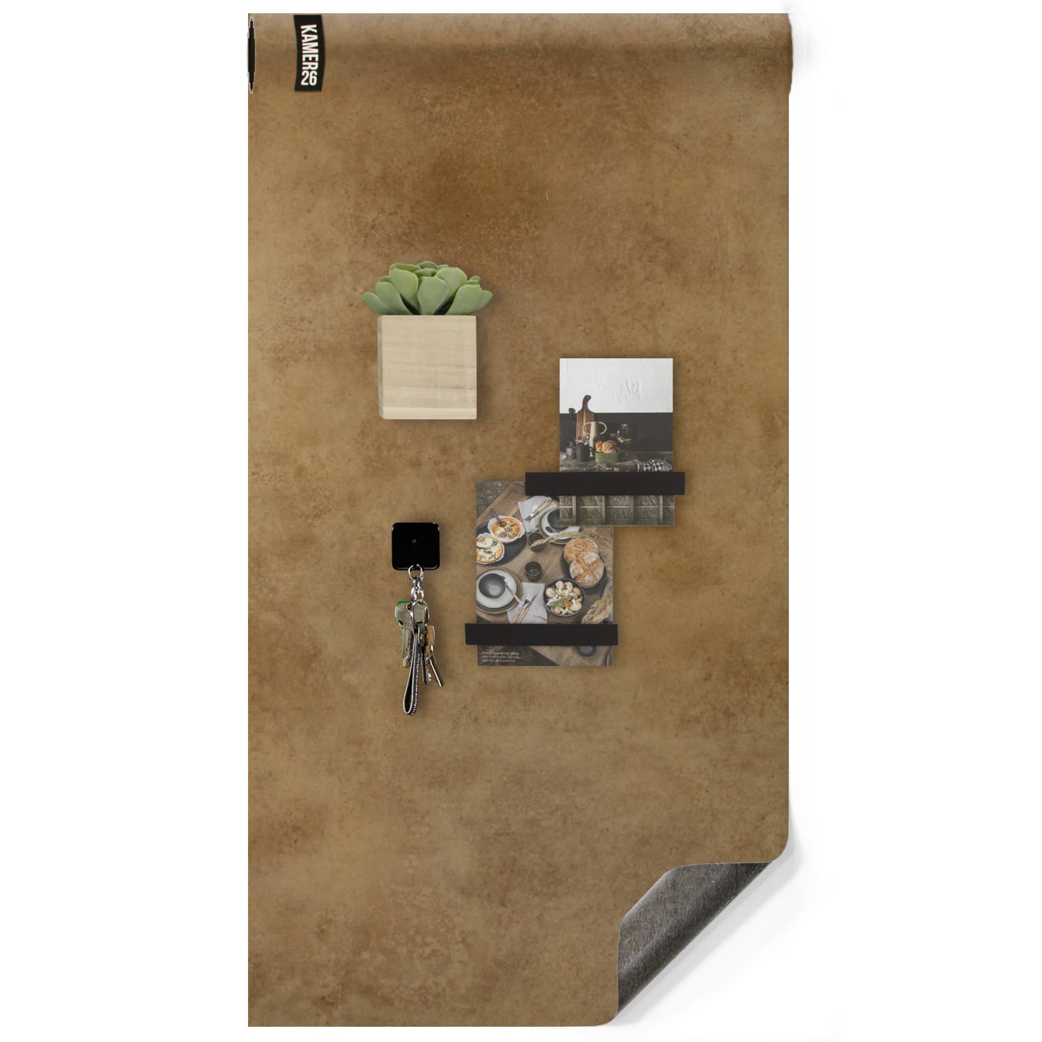 Magnetisch designbehang- luxe vintage goud