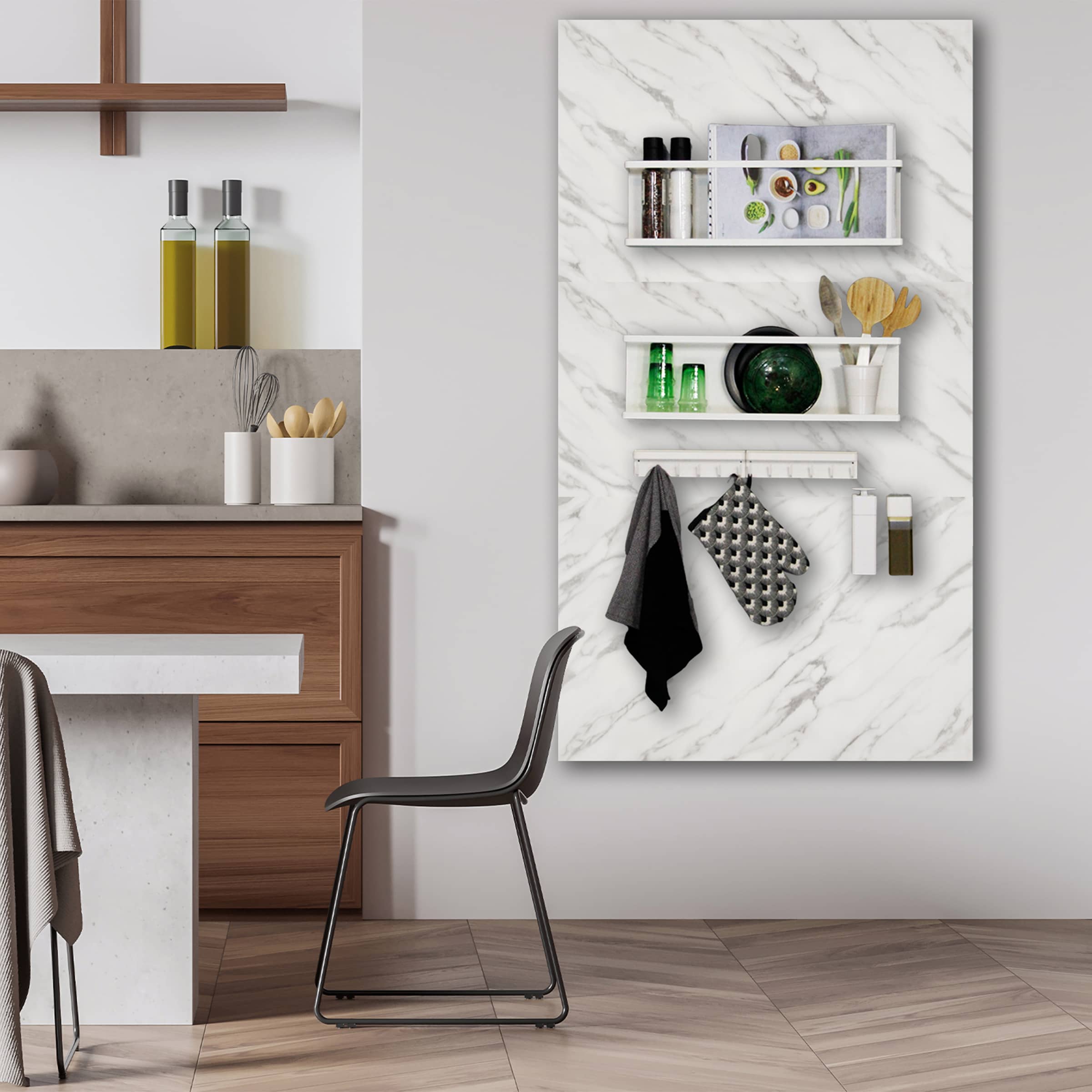 Magnetische designwand Large - 3 bordpanelen - Afbeelding 5