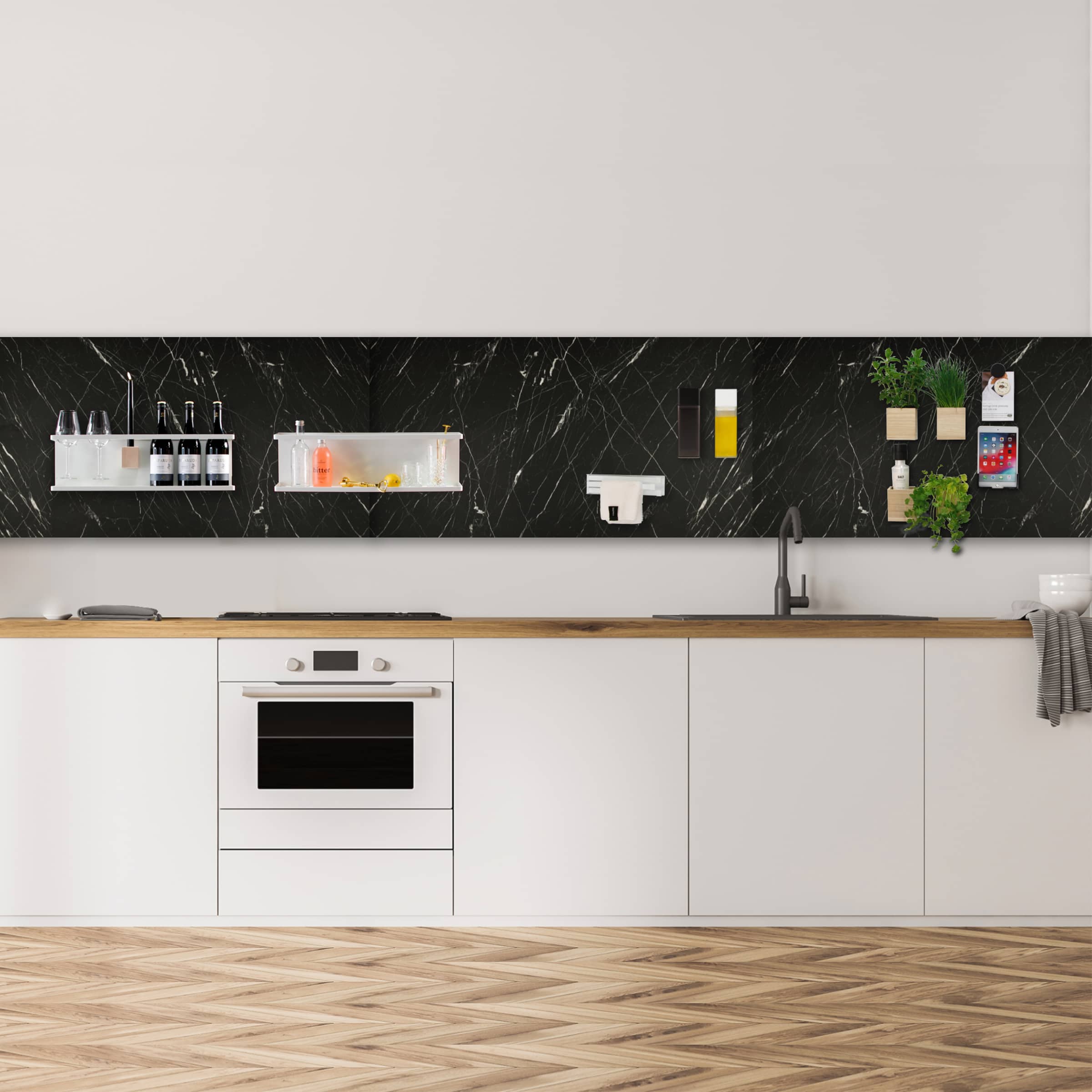 Magnetische designwand Large - 3 bordpanelen - Afbeelding 4