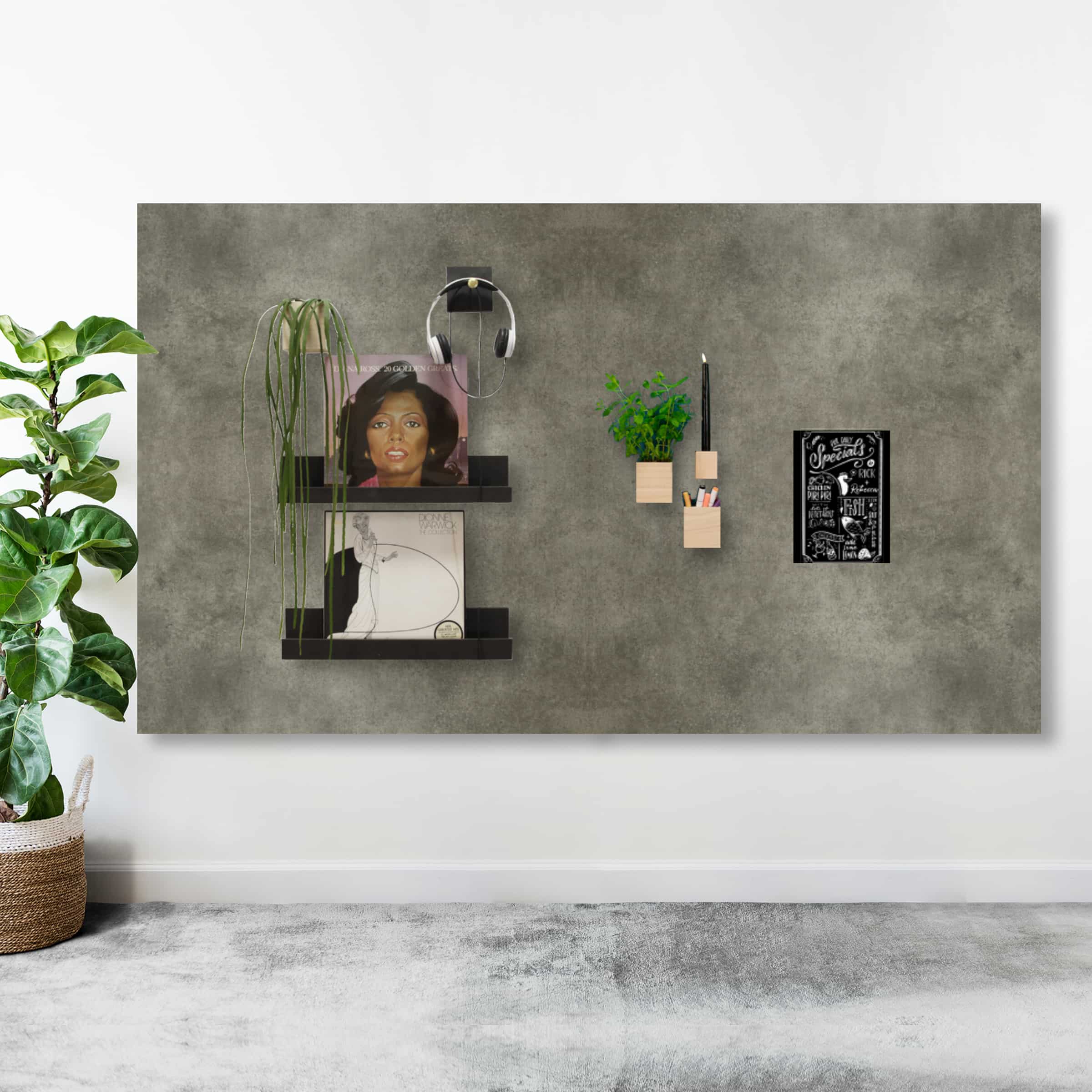 Magnetische designwand Extra large - 4 bordpanelen - Afbeelding 4