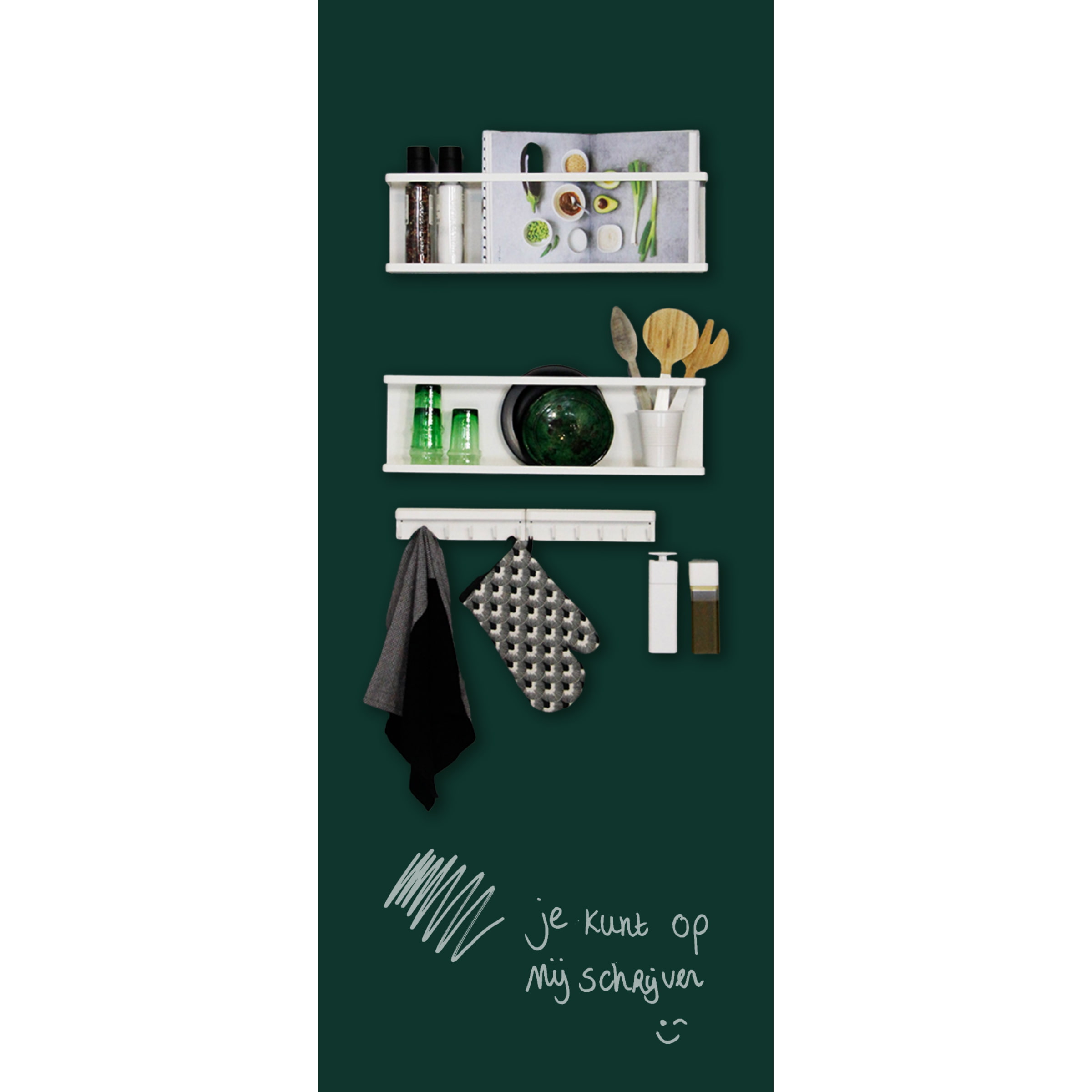 Magnetische krijtwand Extra Large - 4 bordpanelen - Afbeelding 3