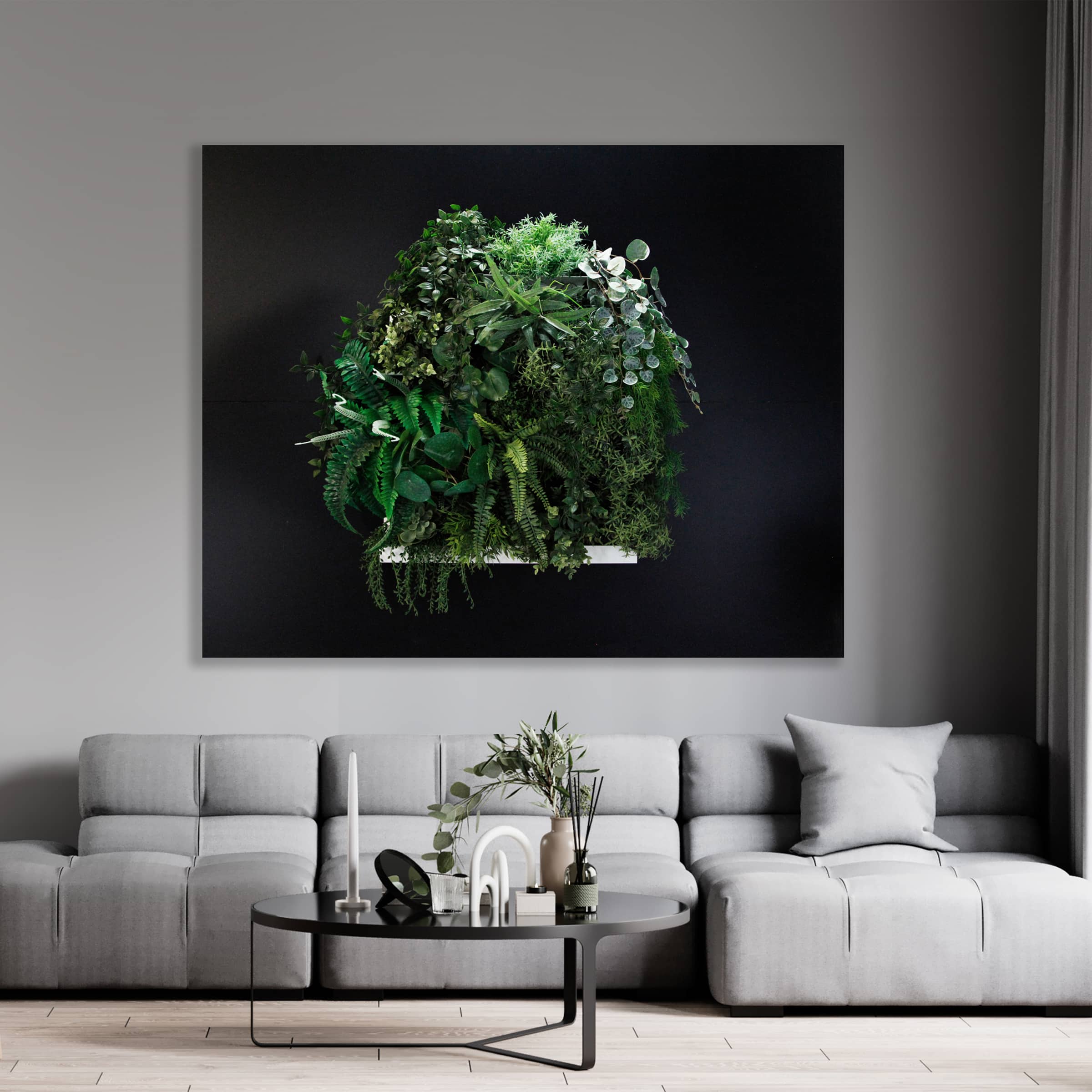 Magnetische krijtwand - 2 bordpanelen 60x100 zwart - Afbeelding 5