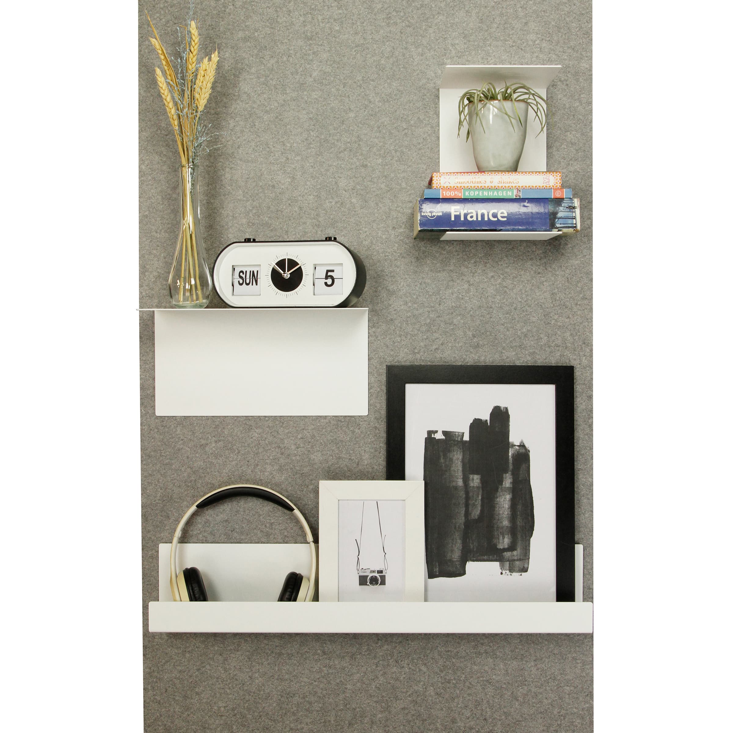 Magnetische wandplank wit medium - Afbeelding 3