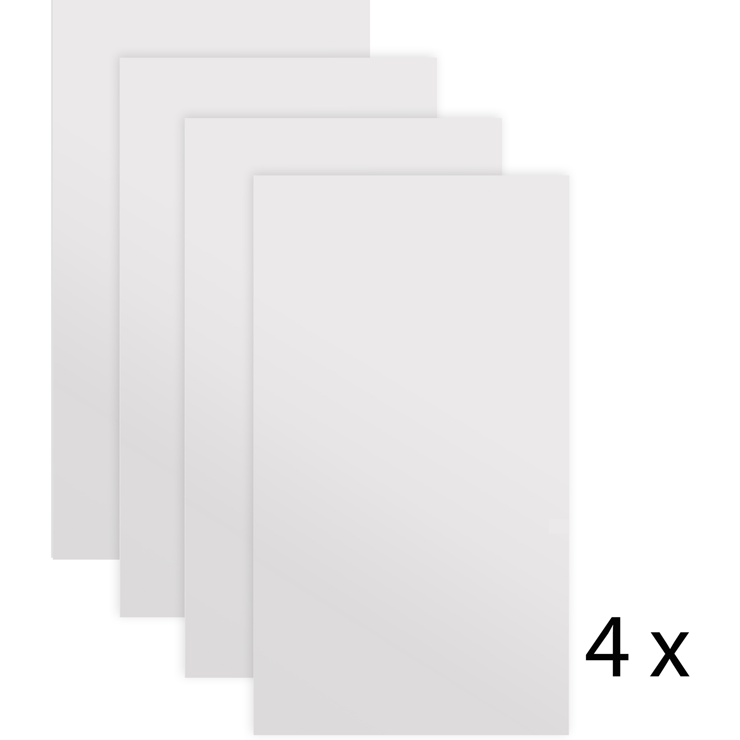 Magnetische whiteboardwand wit Extra Large - 4 bordpanelen - Afbeelding 6