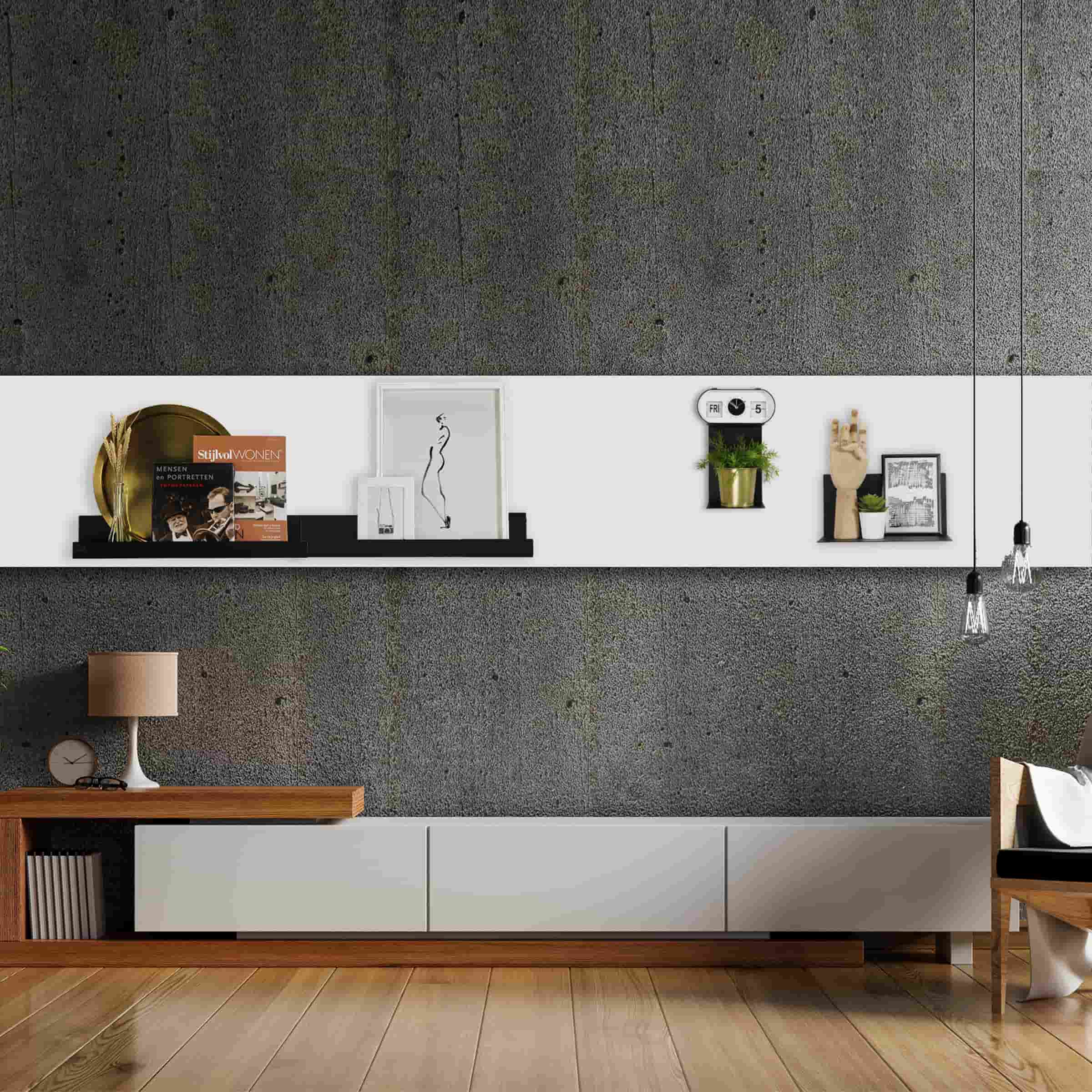 Magnetische whiteboardwand wit Large - 3 bordpanelen - Afbeelding 4