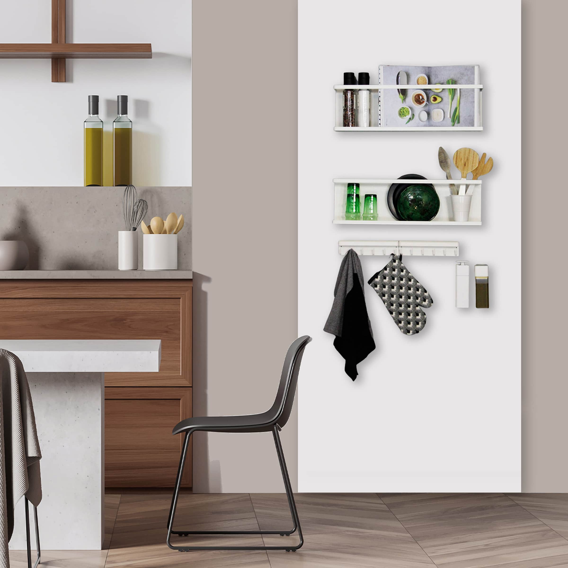 Magnetische whiteboardwand wit Extra Large - 4 bordpanelen - Afbeelding 2