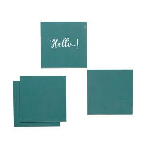 Magnetische post-its 9x9 cm denim