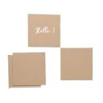 Magnetische post-its 9x9 cm heartwood