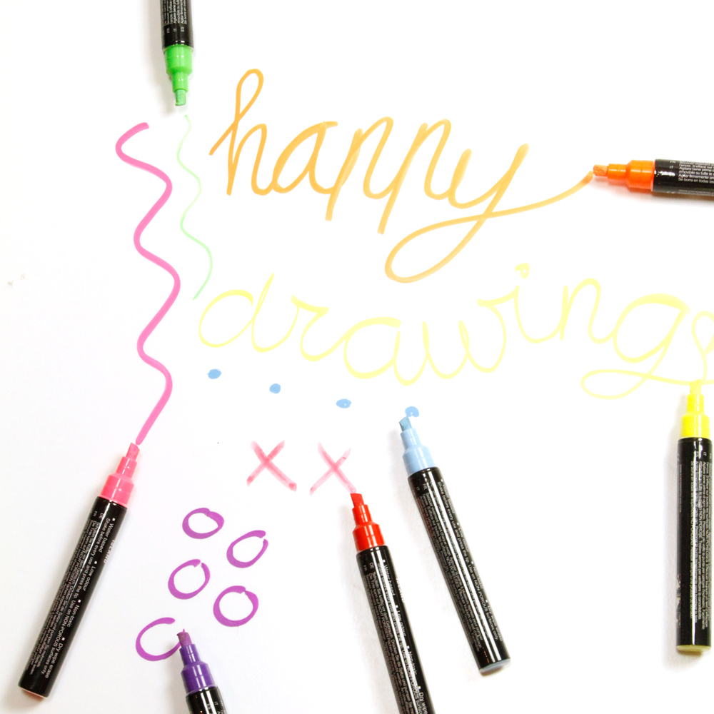 Krijtstiften set fluor (8) - Afbeelding 2