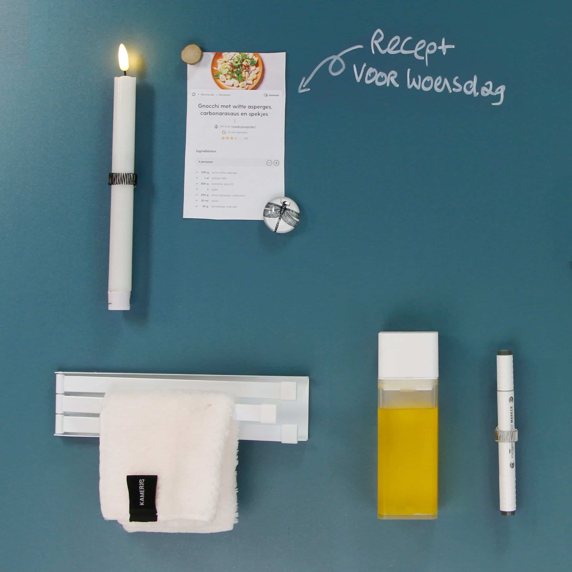 Magnetische handdoekhouder wit - Afbeelding 2