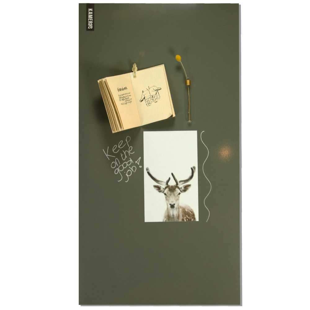 Magnetisch whiteboard - olijfgroen - Afbeelding 3