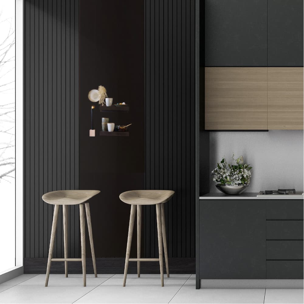 Magnetisch whiteboardbehang - basic zwart - Afbeelding 2