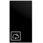 Krijtbord 60x150 cm- buiten