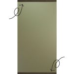 Lijst leer zwart magnetisch (2)