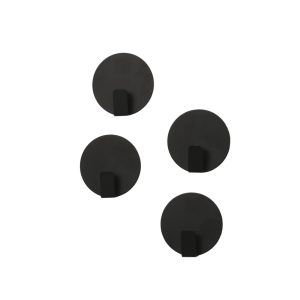 Magneet haakjes rond zwart (4)
