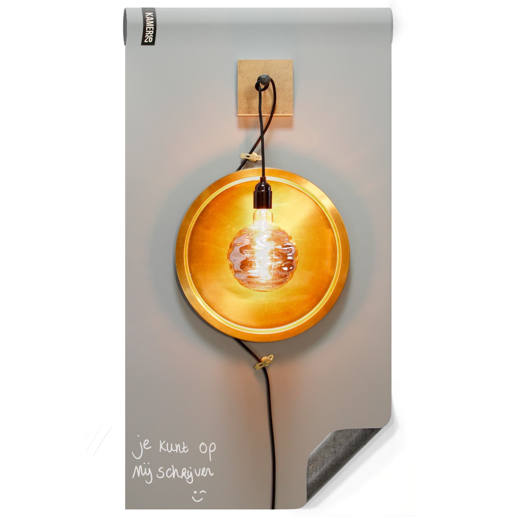 Magnetisch krijtbehang - luxe groengrijs - Afbeelding 2