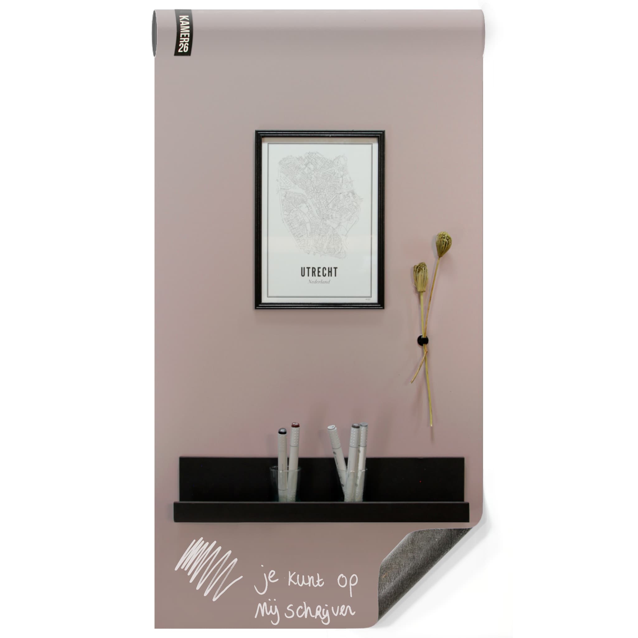 Magnetisch krijtbehang - luxe heartwood