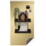 Magnetisch krijtbehang - luxe goud