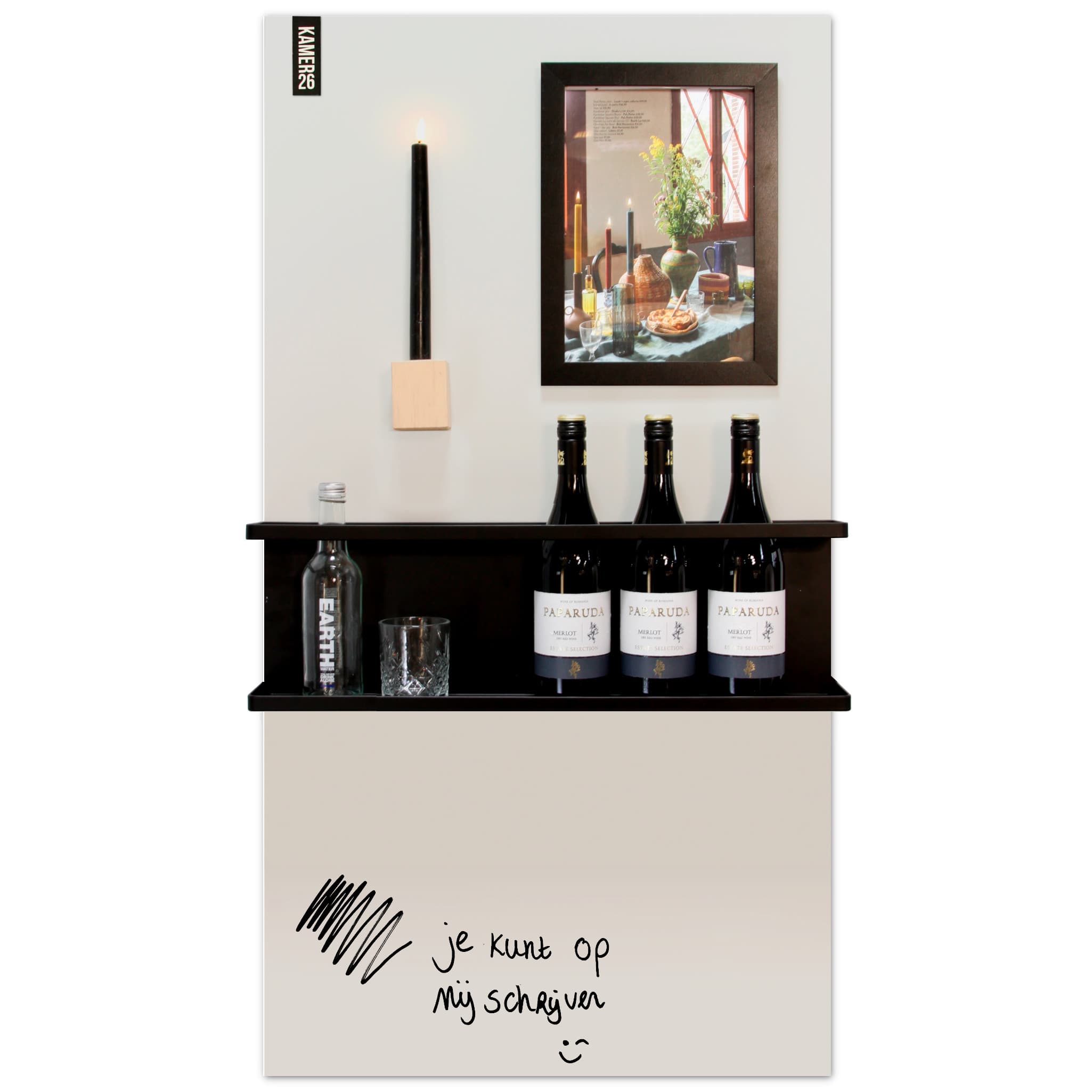 Magnetisch wandrek zwart 60 cm - Afbeelding 3