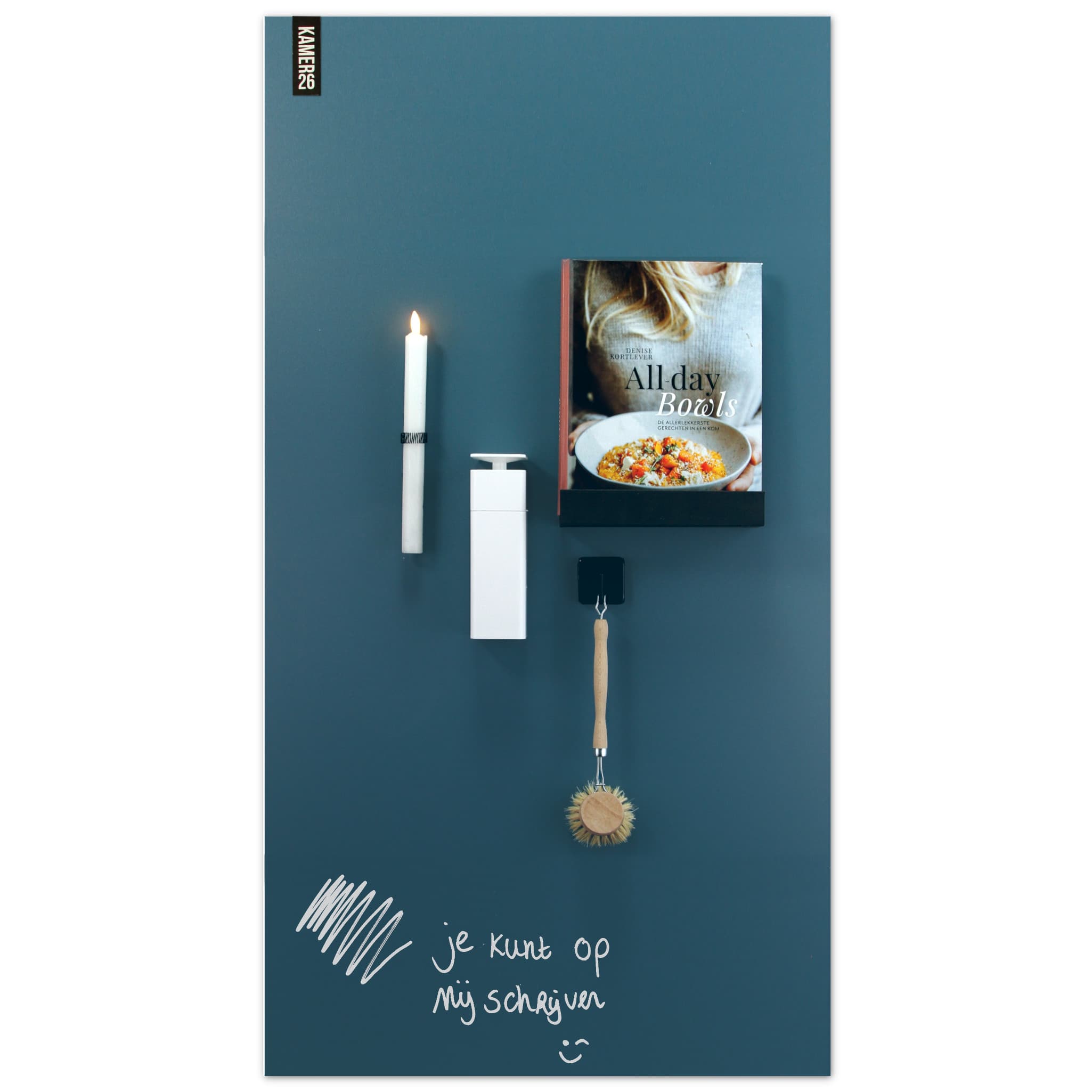 Magnetisch krijtbord - denim