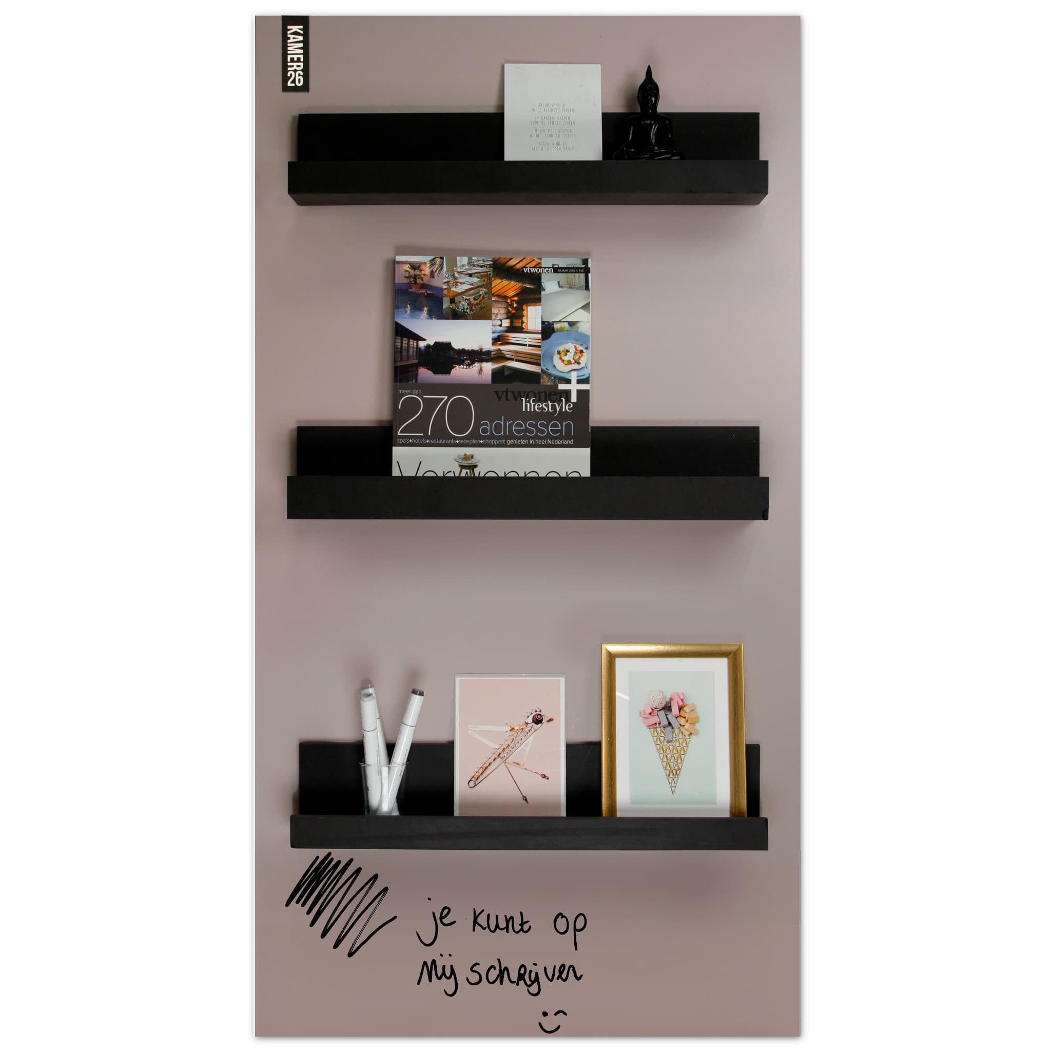 Magnetisch krijtbord - heartwood