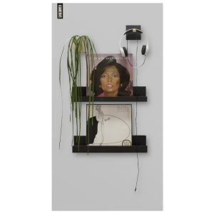 Magnetisch krijtbord - lichtgrijs