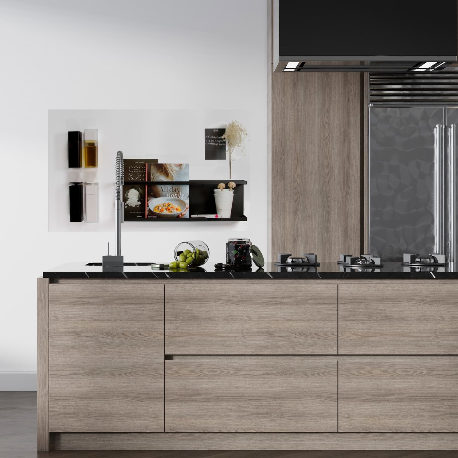 Magnetisch krijtbord - wit - Afbeelding 2