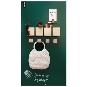 Magnetisch krijtbord - mosgroen