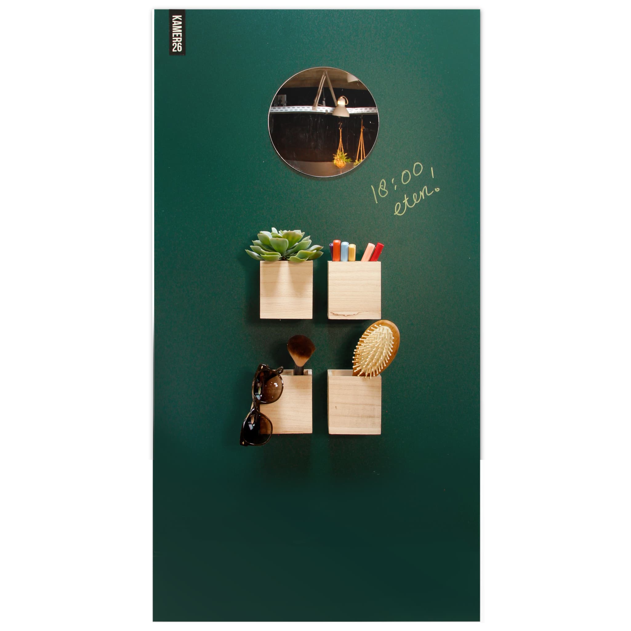 Magnetisch krijtbord - mosgroen - Afbeelding 3