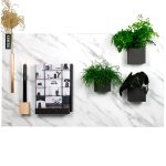 Design magneetbord - wit marmer