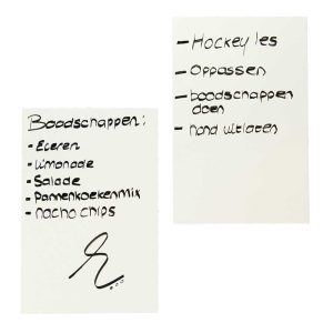 Magnetische post-its 20x30 cm wit