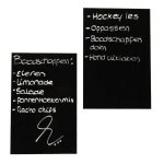 Magnetische post-its 20x30 cm zwart