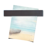 Magneetstrip LEER 20 cm GRIJS