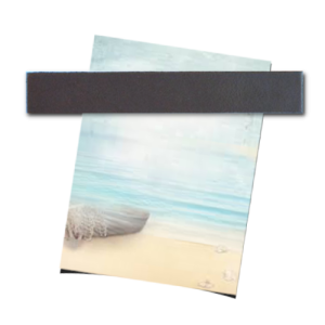 Magneetstrip LEER 20 cm GRIJS